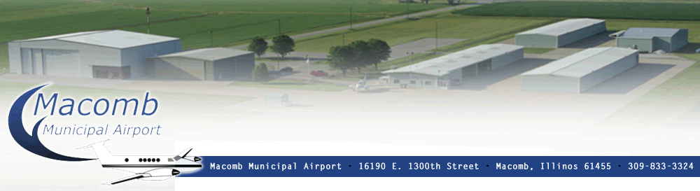 Welcome to Macomb Municipal Airport, Macomb, Illinois